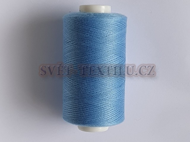 Polyesterová šicí nit azurově modrá 5839 návin 1000m