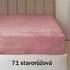 Povlak mikroflanel - starorůžová