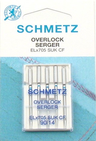 Coverlockové jehly SCHMETZ ELx705 SUK CF 90