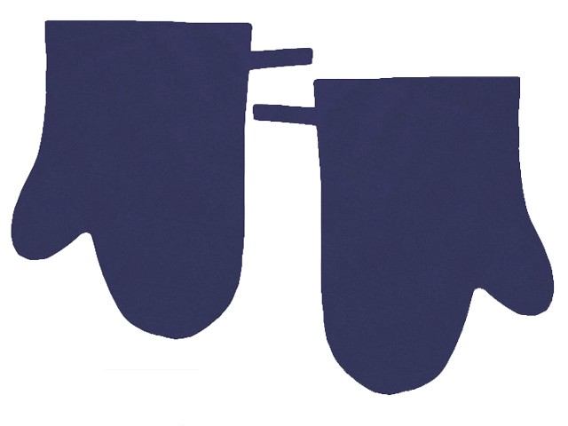 Kuchyňské chňapky modré (indigo)