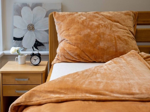 Mikroflanelové povlečení - medová