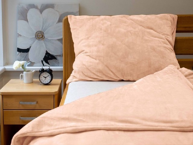 Mikroflanelové povlečení - šampáňo