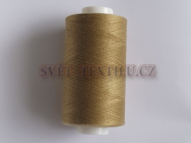 Polyesterová nit 1000m, khaki zelená 5603