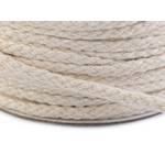 Bavlněná oděvní šňůra, knot šíře 4 mm Bavlněná oděvní šňůra, knot šíře 4 mm