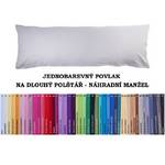 Bavlněný povlak na dlouhý polštář - jednobarevný