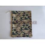 Bavlněný pytlík 29x40cm - Maskáčový vzor, khaki Bavlněný pytlík 29x40cm - Maskáčový vzor, khaki