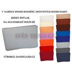 Jersey povlak na anatomický polštář 59x39x15 cm