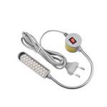 LED pracovní lampa k šicímu stroji 30 LED s magnetem - šedá LED pracovní lampa k šicímu stroji 30 LED s magnetem - šedá