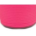 Oděvní šňůra PES O4 mm - pink růžová Oděvní šňůra PES O4 mm - pink růžová