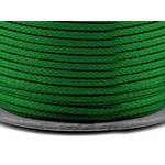 Oděvní šňůra PES O4 mm - trávově zelená Oděvní šňůra PES O4 mm - trávově zelená